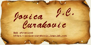 Jovica Curaković vizit kartica